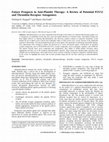 Research paper thumbnail of Future Prospects in Anti-Platelet Therapy: A Review of Potential P2Y12 and Thrombin Receptor Antagonists