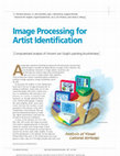 Research paper thumbnail of Image processing for artist identification