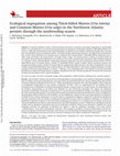 Research paper thumbnail of ECOLOGICAL SEGREGATION AMONG THICK-BILLED AND COMMON MURRES IN THE NORTHWEST ATLANTIC PERSISTS THROUGH THE NONBREEDING SEASON