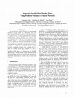 Research paper thumbnail of Improving parallel data transfer times using predicted variances in shared networks