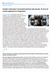 Research paper thumbnail of Cardini intervista l'università alla fine del mondo. 10 anni di contro-egemonia in Argentina