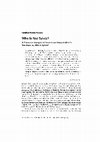 Research paper thumbnail of “Who Is Not Sylvia? A Character Analysis of Stevie from Edward Albee’s The Goat, or, Who Is Sylvia?”