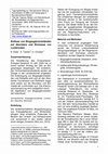 Research paper thumbnail of Einfluss von Biogasgärrückständen auf Abundanz und Biomasse von Lumbriciden