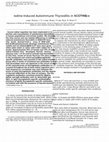 Research paper thumbnail of Iodine-induced autoimmune thyroiditis in NOD-H-2h4 mice