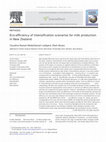 Research paper thumbnail of Eco-efficiency of intensification scenarios for milk production in New Zealand