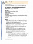 Research paper thumbnail of The Use of Tense and Agreement by Hungarian-Speaking Children With Language Impairment