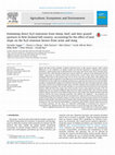 Research paper thumbnail of Estimating direct N2O emissions from sheep, beef, and deer grazed pastures in New Zealand hill country: accounting for the effect of land slope on the N2O emission factors from urine and dung