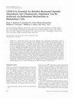 Research paper thumbnail of CENP-E Is Essential for Reliable Bioriented Spindle Attachment, but Chromosome Alignment Can Be Achieved via Redundant Mechanisms in Mammalian Cells