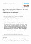 Research paper thumbnail of Microalgae Harvest through Fungal Pelletization—Co-Culture of Chlorella vulgaris and Aspergillus niger