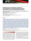 Research paper thumbnail of Exploring the Transcriptome Landscape of Pomegranate Fruit Peel for Natural Product Biosynthetic Gene and SSR Marker DiscoveryF