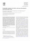 Research paper thumbnail of Predictability modulates the affective and sensory-discriminative neural processing of pain