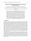 Research paper thumbnail of Differences in polarimetric properties of cometary jets and circumnucleus halos