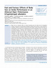 Research paper thumbnail of Fast and furious: effects of body size on strike performance in an arboreal viper Trimeresurus (Cryptelytrops) albolabris