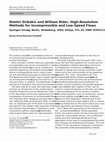 Research paper thumbnail of Dimitri Drikakis and William Rider, High-Resolution Methods for Incompressible and Low-Speed Flows