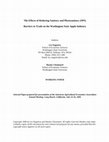 Research paper thumbnail of The Effects of Reducing Sanitary and Phytosanitary (SPS) Barriers to Trade on the Washington State Apple Industry