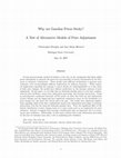 Research paper thumbnail of Why are gasoline prices sticky? A test of alternative models of price adjustment