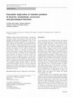 Research paper thumbnail of Enzymatic deglycation of Amadori products in bacteria: mechanisms, occurrence and physiological functions