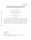 Research paper thumbnail of A Functional and Lagrangian Formulation of Two-Dimensional Topological Gravity