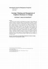 Research paper thumbnail of Strategic Thinking and Management of Employee Resistance to Changes