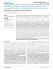 Research paper thumbnail of Evaluation of Capacity-Building Program of District Health Managers in India: A Contextualized Theoretical Framework