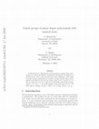 Research paper thumbnail of Galois groups of prime degree polynomials with nonreal roots