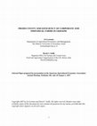 Research paper thumbnail of Productivity and Efficiency of Corporate and Individual Farms in Ukraine