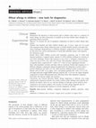 Research paper thumbnail of Wheat allergy in children - new tools for diagnostics