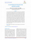 Research paper thumbnail of Gas and Temperature Detection System using Microcontroller