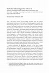 Research paper thumbnail of Review of North East Indian Linguistics: Volume 3. Gwendolyn Hyslop, Stephen Morey, and Mark W. Post, eds. New Delhi: Cambridge University Press India Pvt. Ltd. 2011