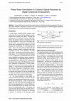 Research paper thumbnail of Phase noise cancellation in coherent optical receivers by digital coherence enhancement