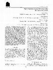 Research paper thumbnail of High-temperature neutron, diffraction of the AIN-Al2O3-Y2O3 system