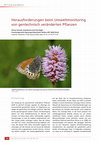 Research paper thumbnail of Herausforderungen beim Umweltmonitoring von gentechnisch veränderten Pflanzen