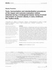 Research paper thumbnail of Tools, harmonization and standardization procedures of the impact and outcome evaluation indices obtained during a kindergarten-based, family-involved intervention to prevent obesity in early childhood: The ToyBox-study