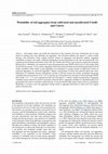 Research paper thumbnail of Wettability of soil aggregates from cultivated and uncultivated Ustolls and Usterts