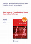 Research paper thumbnail of Effects of Weight-Bearing Exercise on Bone Health in Girls: A Meta-Analysis