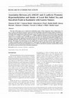 Research paper thumbnail of Association between p16, hMLH1 and E-cadherin promoter hypermethylation and intake of local hot salted tea and sun-dried foods in Kashmiris with gastric tumors