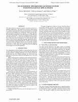 Research paper thumbnail of An automatic speaker recognition system for intelligence applications