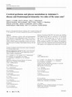 Research paper thumbnail of Cerebral perfusion and glucose metabolism in Alzheimer's disease and frontotemporal dementia: two sides of the same coin?