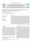 Research paper thumbnail of Individual muscle contributions to knee joint impedance following a sudden perturbation: An in vivo inverted pendulum model