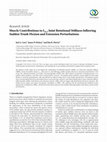 Research paper thumbnail of Muscle Contributions to Joint Rotational Stiffness following Sudden Trunk Flexion and Extension Perturbations