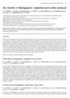 Research paper thumbnail of Dry forests in Madagascar: neglected and under pressure