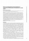 Research paper thumbnail of Kinetics of biodegradation during remediation of consecutive accidental spills of chlorophenols in a sandy aquifer