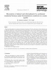 Research paper thumbnail of Biosorption of phenol and chlorophenols by acclimated residential biomass under bioremediation conditions in a sandy aquifer