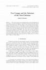 Research paper thumbnail of "Yves Congar and the Salvation of the Non-Christian," Louvain Studies 37 (2013): 195-223.