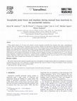 Research paper thumbnail of Acceptable peak forces and impulses during manual hose insertions in the automobile industry