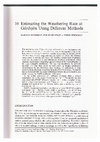 Research paper thumbnail of Estimating the weathering rate at Gårdsjön using different methods