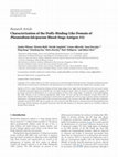 Research paper thumbnail of Characterization of the Duffy-Binding-Like Domain of Plasmodium falciparum Blood-Stage Antigen 332