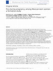 Research paper thumbnail of Pica during pregnancy among Mexican-born women: a formative study