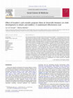 Research paper thumbnail of Effect of Ecuador’s cash transfer program (Bono de Desarrollo Humano) on child development in infants and toddlers: A randomized effectiveness trial