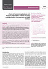 Research paper thumbnail of Effects of Substituting Soybean with Moringa oleifera Meal in Diets on Laying and Eggs Quality Characteristics of KABIR Chickens